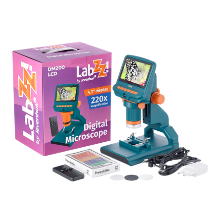 Микроскоп цифровой Levenhuk LabZZ DM200 LCD